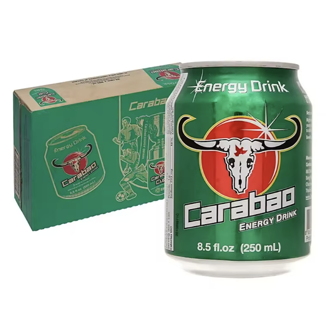 Carabao Energy Drink cans 24 x 250 ml